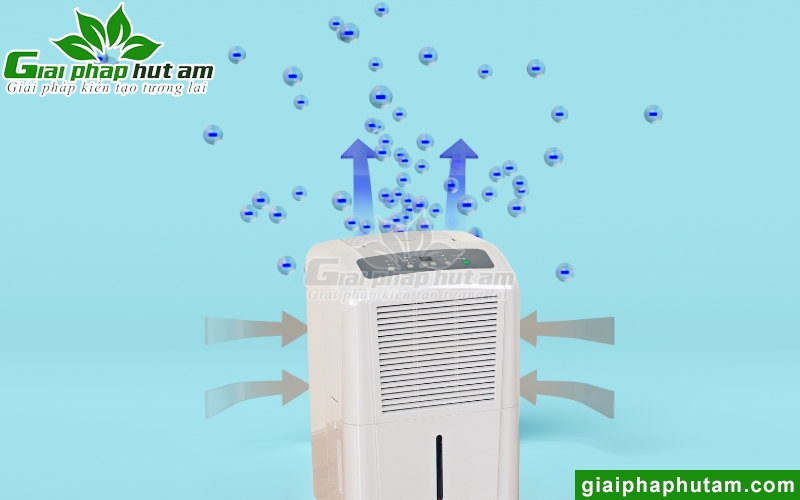 sử dụng ion âm trên máy hút ẩm