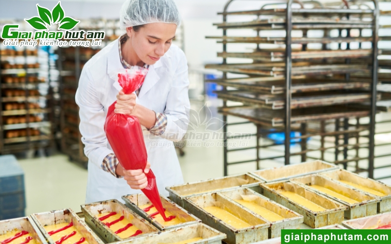 ứng dụng Máy hút ẩm bảo quản bánh kẹo