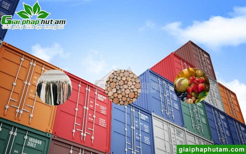 ảnh hưởng của độ ẩm đến hàng hóa trong container