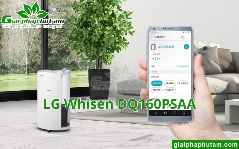 Máy hút ẩm LG Whisen DQ160PSAA