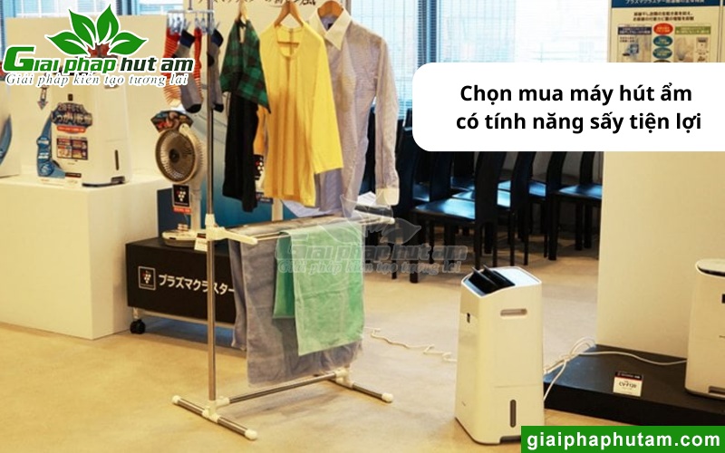 chọn máy hút ẩm có nhiều tính năng