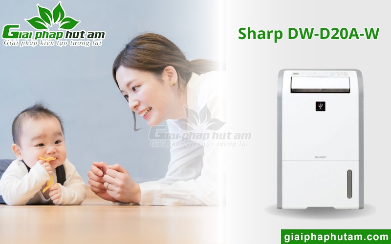 Máy Hút Ẩm Tại Lai Châu  Sharp DW-D20A-W