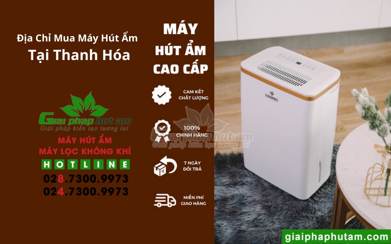 Hoàng quân là địa chỉ mua máy hút ẩm tại Thanh Hóa uy tín