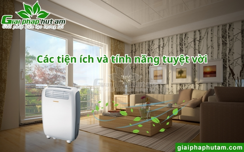 Máy hút ẩm Tiross sở hữu các tính năng tuyệt vời