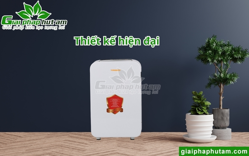 Máy hút ẩm Tiross được thiết kế hiện đại