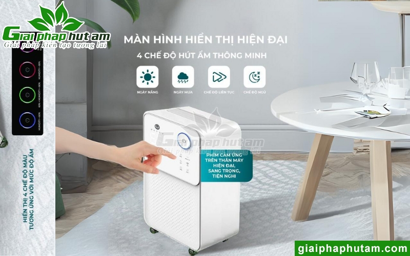 máy hút ẩm Ullty có 4 chế độ