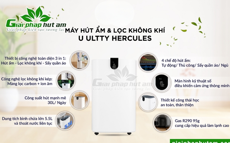 Máy hút ẩm ULTTY HERCULES