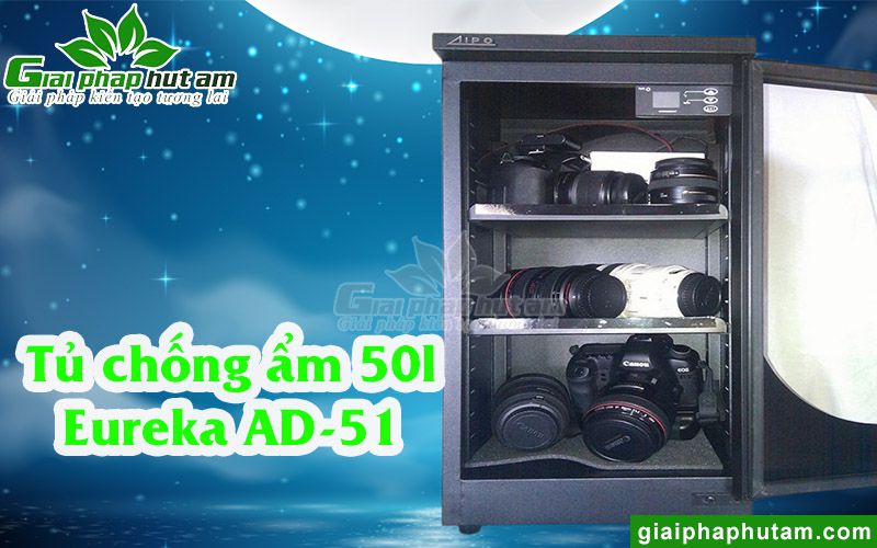 Tủ chống ẩm máy ảnh 50l Eureka AD-51
