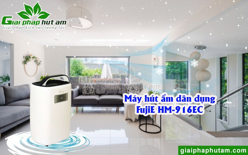 Máy hút ẩm dân dụng FujiE HM-916EC