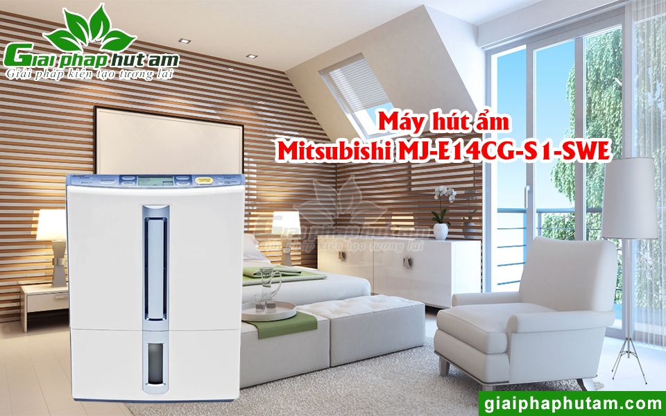 Máy hút ẩm dân dụng Mitsubishi MJ-E14CG-S1-SWE