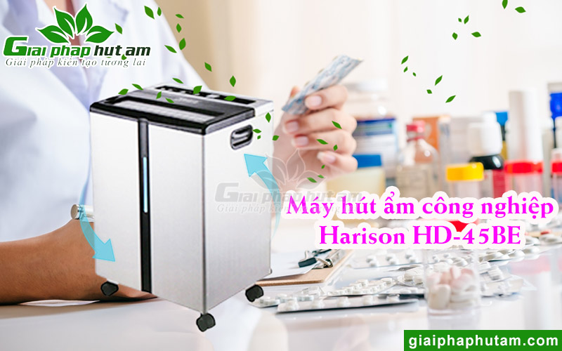 Máy hút ẩm công nghiệp phòng 30m2 Harison HD-45BE
