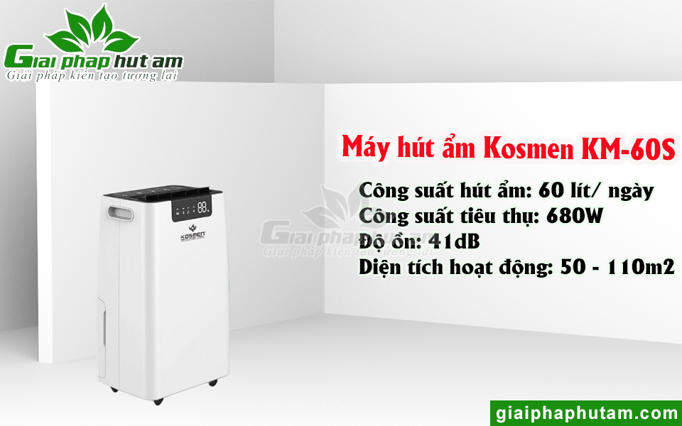 Máy hút ẩm Kosmen KM-60S