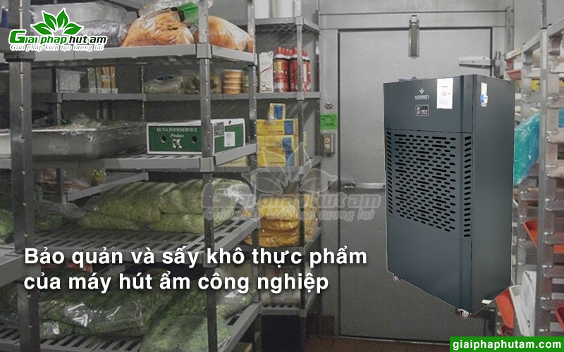 Công dụng bảo quản thực phẩm của máy hút ẩm công nghiệp