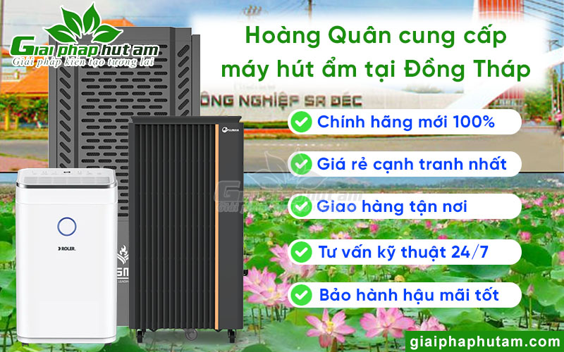Hoàng Quân cung cấp máy hút ẩm giá rẻ tại Đồng Tháp