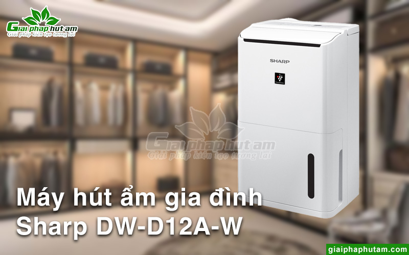 Máy hút ẩm gia đình Sharp DW-D12A-W