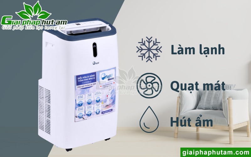 Những chức năng trên máy lạnh di động