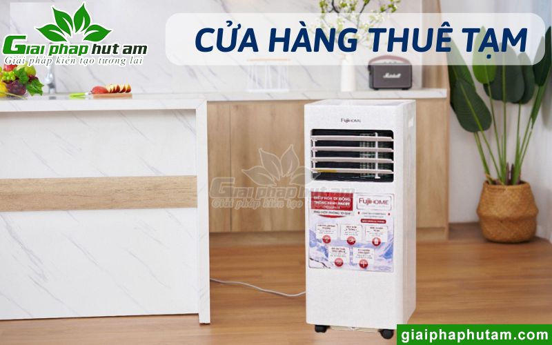 Máy lạnh di động thường được dùng cho những cửa hàng thuê tạm