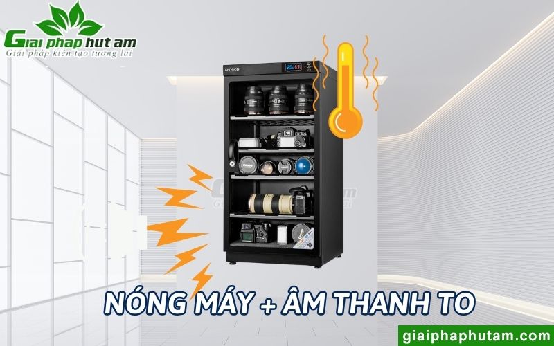 Tình trạng nóng máy cùng âm thanh quá khó chịu