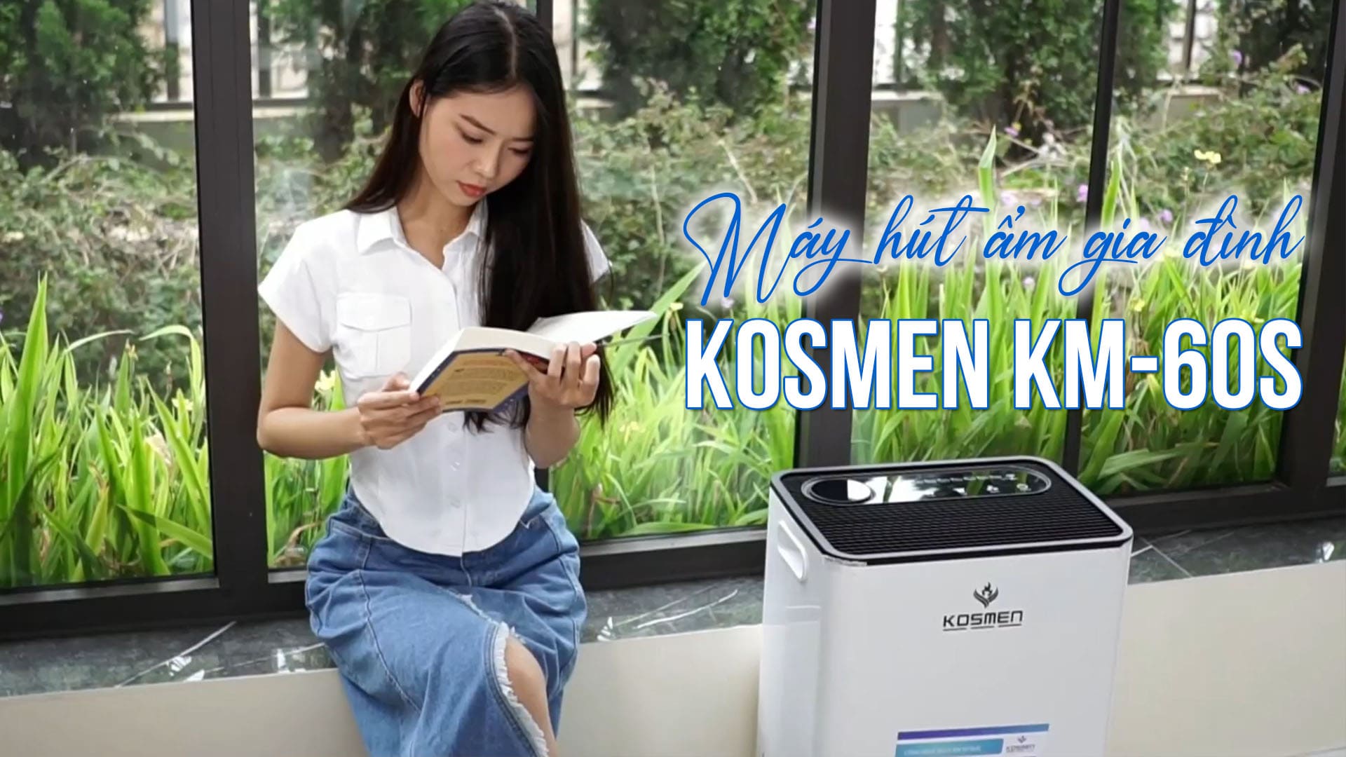 video review Máy hút ẩm Kosmen KM-60S (60 Lít/24h)